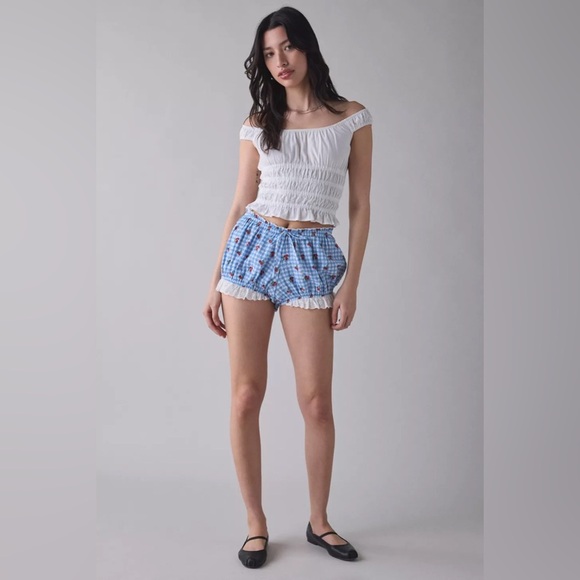 NWT Urban Outfitters | Out From Under Pin Up Picnic Bloomer Short XS Cherries - Picture 2 of 8